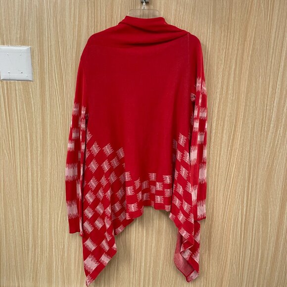 BCBGMAXAZRIA red print open cardigan size xs/s - Picture 5 of 5